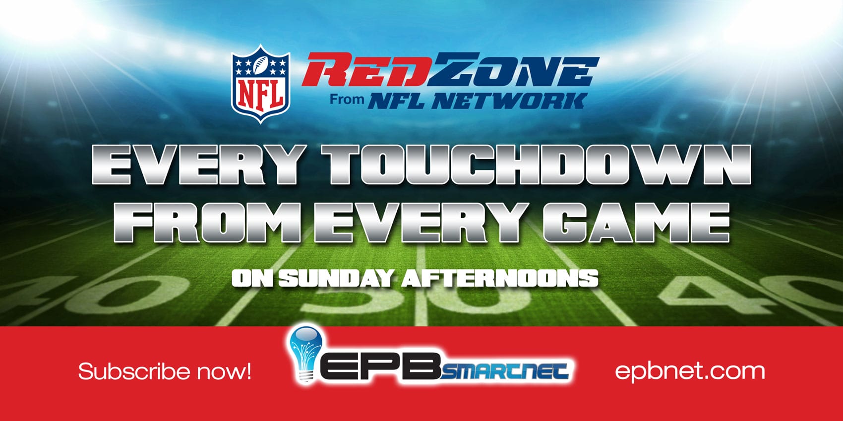 EFB NFL Redzone billboard