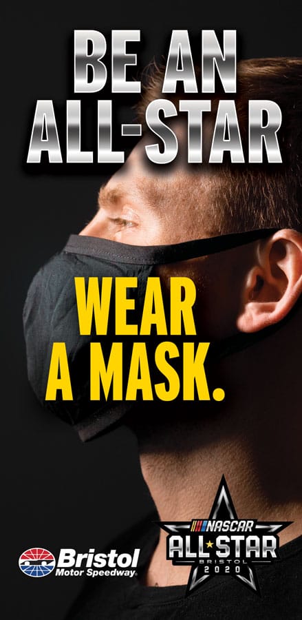 Bristol Motor Speedway wear Mask Campaign