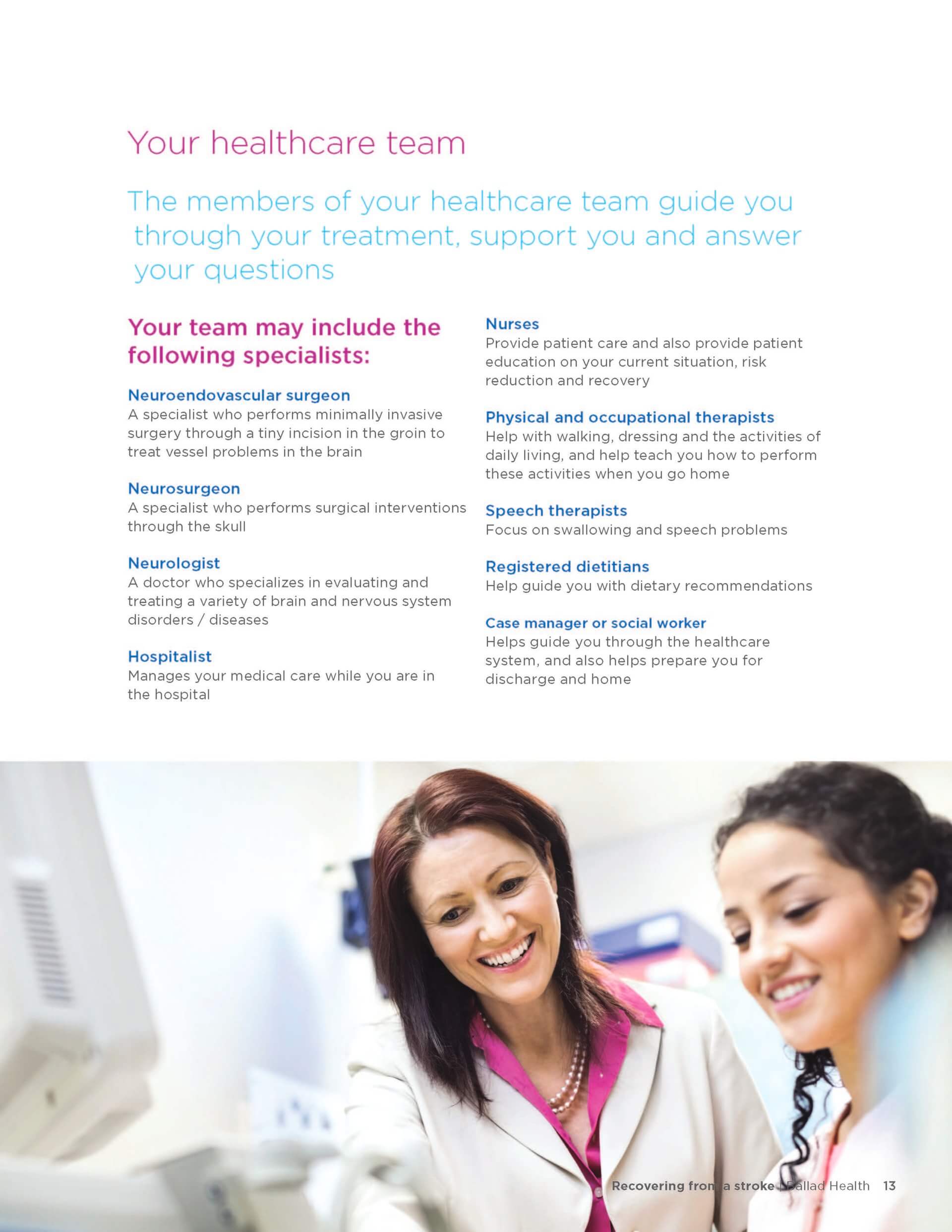 Your healthcare team